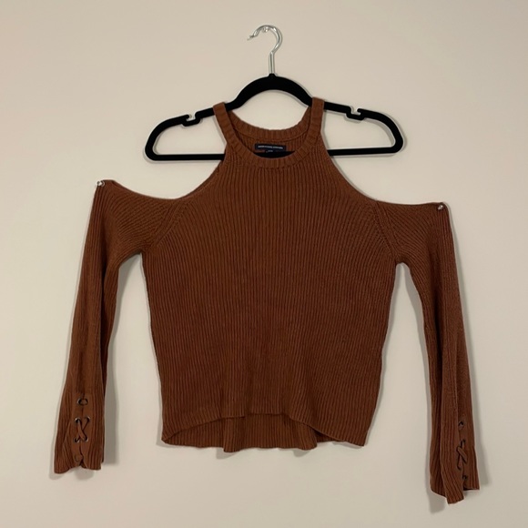 AEO | RUST ORANGE SWEATER - Picture 2 of 3